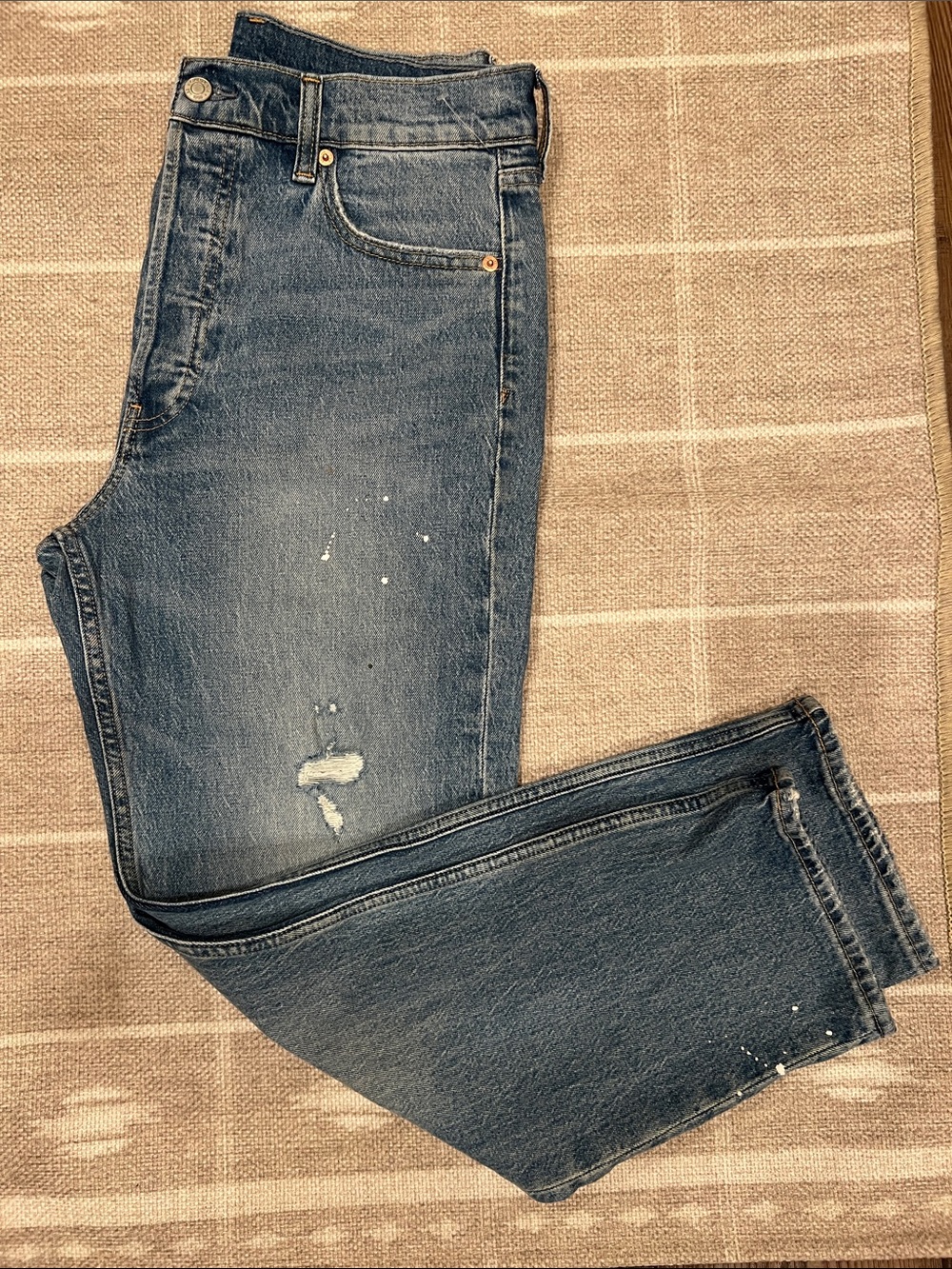 GAP Women's Straight Leg Jeans — Blue